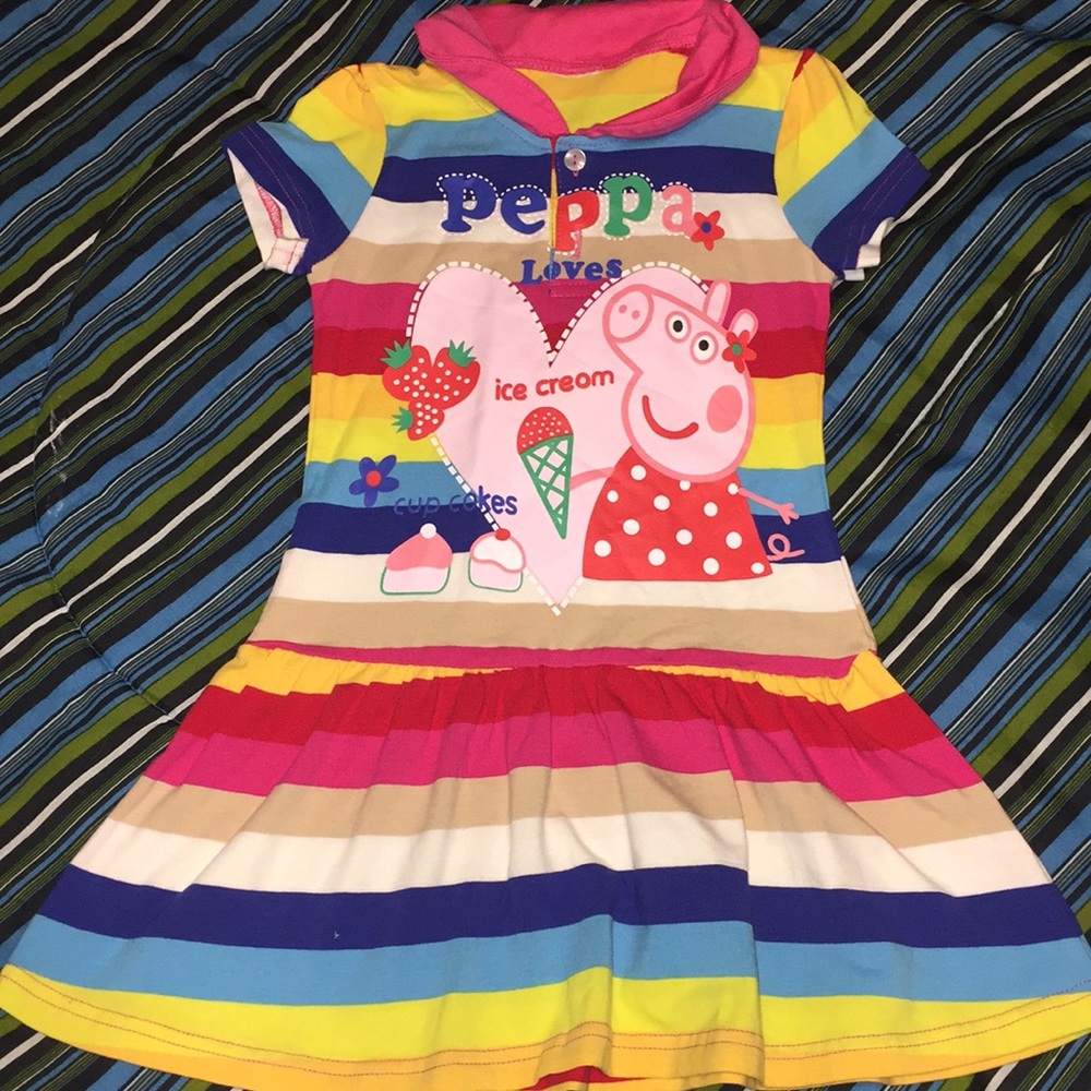 Peppa Pig Dress NWOT 3/4 4/5
